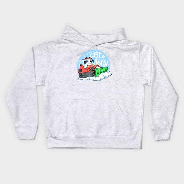 Let it snow! Kids Hoodie by il4.ri4